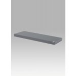 Autronic Polička nástěnná 60 cm, MDF, barva šedý vysoký lesk P-001 GREY – Zboží Dáma