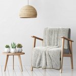 Mybesthome Přehoz na křeslo sedačku SHEEP béžová 70 x 160 cm – Hledejceny.cz