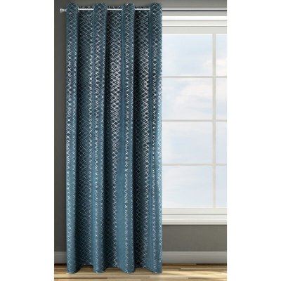 HOTOVÝ ZÁVĚS DESIGN91 MOLY 140X250 CM MODRÁ NÁMOŘNÍCKA – Hledejceny.cz