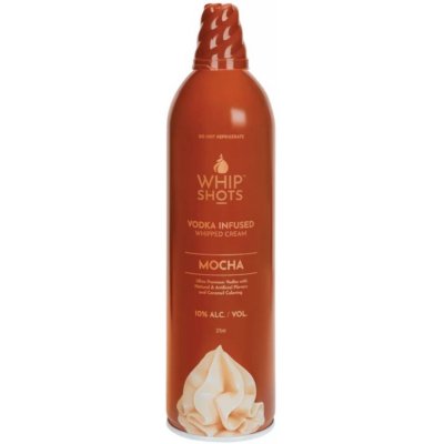 WhipShots Alko Šlehačka Mocha 10% 0,375 l (holá láhev) – Zboží Dáma