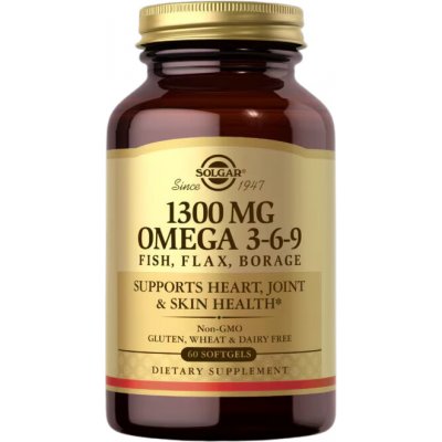 Solgar Omega 3-6-9 1300 mg 60 kapslí – Hledejceny.cz