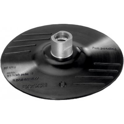 Gumová brusná destička pro úhlové brusky, systém se suchým zipem, 115 mm D= 115 mm Bosch Accessories 2609256271 – Zboží Dáma