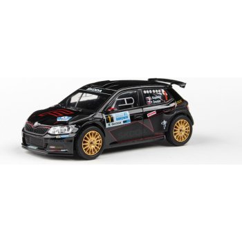 Abrex škoda FABIA III R5 RALLY BOHEMIA 2016 No.1 KOPECKÝ + DRESLER 1:43