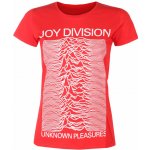 Tričko metal ROCK OFF Joy Division Unknown Pleasures FP RED červená – Hledejceny.cz
