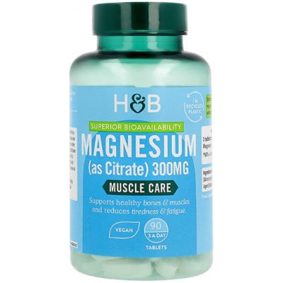 Holland & Barrett Magnesium citrát 300 mg 90 tablet – Hledejceny.cz
