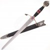 Nůž pro bojové sporty Art Gladius Dýka s pochvou Černý princ