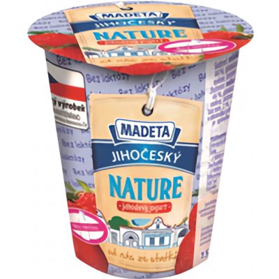 Madeta Jihočeský Nature jahodový jogurt bez laktózy 150 g – Hledejceny.cz