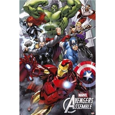 Plakát, Obraz - Marvel - Avengers Assemble, (61 x 91,5 cm) – Zbozi.Blesk.cz