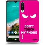 Pouzdro Picasee silikonové Xiaomi Mi A3 - Angry Eyes - Pink čiré – Zbozi.Blesk.cz