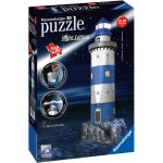 Ravensburger 3D puzzle svítící Maják v příboji Noční edice 216 ks – Zboží Dáma