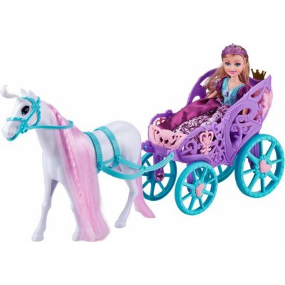 Alltoys Princezna Sparkle Girlz s koněm a kočárem