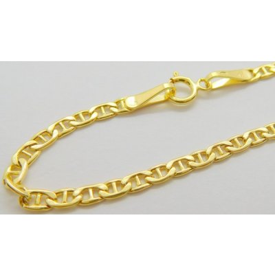 Klenoty Budín Mohutný zlatý řetízek HK6048 – Zboží Dáma