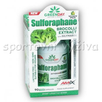 Amix GreenDay Sulforaphane Brocolli Extract+Silymarin 90 kapslí