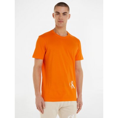 Calvin Klein pánské tričko Jeans oranžové