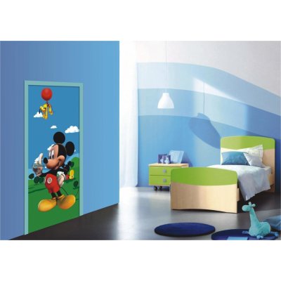 AG Design FTDNV-5407 Dětská vliesová fototapeta Mickey Mouse rozměry 90 x 202 cm – Zbozi.Blesk.cz