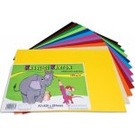 Barevná čtvrtka barevný karton A3 180 g/m2 mix 12 barev – Sleviste.cz