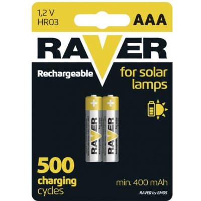 Raver Solar AAA 400mAh 2ks B7414 – Zboží Mobilmania