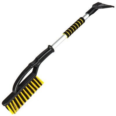 Amio Škrabka na led a sníh se smetákem s mosaznou čepelí, 75 cm – Sleviste.cz