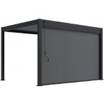 Rojaplast ZÁSTĚNA 2,65 m pro bioklimatickou pergolu - tmavě šedá – Sleviste.cz