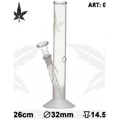 Sand Leaf Skleněný bong Hangover 26 cm Velký a odolný – Sleviste.cz