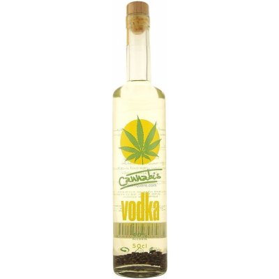 Cannabis Vodka 40% 0,5 l (holá láhev) – Zboží Dáma