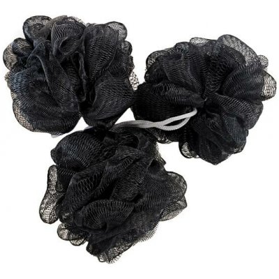 MSV mycí houba na tělo, 3 ks, černá, polyethylene – Zbozi.Blesk.cz