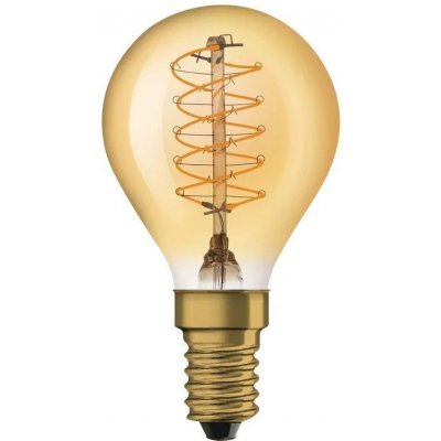 Osram LED žárovka kapka Vintage, 3,4 W, 250 lm, teplá bílá, E14 – Zboží Mobilmania