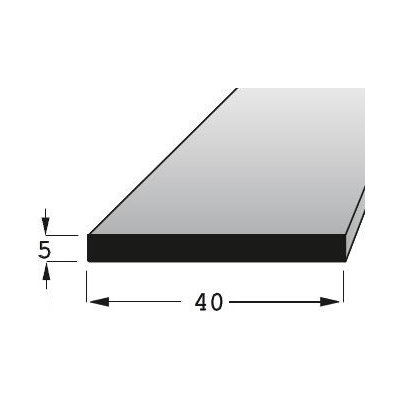 Hranolek 40x5mm, délka 200cm – Zboží Mobilmania