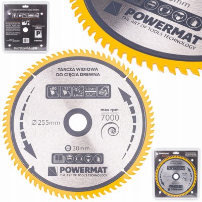 WIDIOVÁ KOTOUČOVÁ PILA NA DŘEVO PILY 255 x 30 mm 80Z – Sleviste.cz