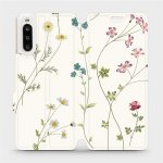 Mobiwear - Sony Xperia 10 II - MD03S Tenké rostlinky s květy – Zboží Živě