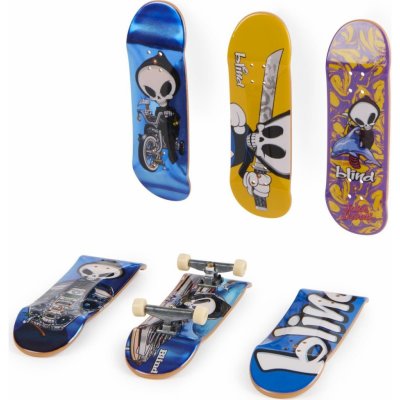 Tech Deck Skateshop 6ks s příslušenstvím Blind 3 – Zbozi.Blesk.cz