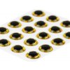 Výroba nástrahy Sybai Epoxidové Oči 3D Epoxy Fish Eyes Holographic Gold 10mm