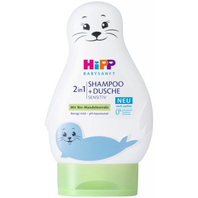 HiPP Babysanft Šampon Vlasy & Tělo Lachtan 200 ml – Hledejceny.cz