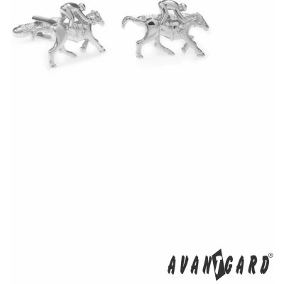 Avantgard manžetové knoflíčky Lux stříbrná žokej 580-40087 – Zboží Mobilmania