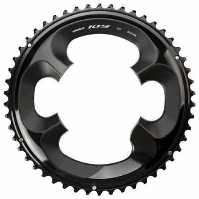 Převodník SHIMANO 105 FC-R7000-2 50 zubů, 2x11 speed (pro 50- 34 zubů), černý – Sleviste.cz