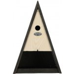 Esschert Design Budka pro ptáčky Triangle s krmítkem 26 x 16 x 40 cm – Hledejceny.cz