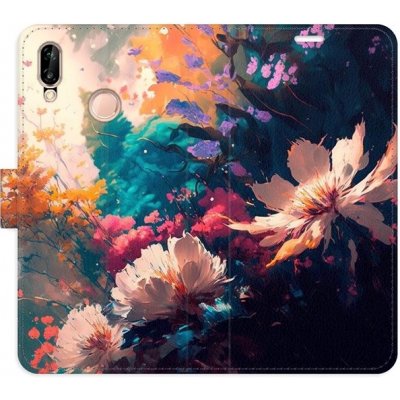 Pouzdro iSaprio flip Spring Flowers Huawei P20 Lite