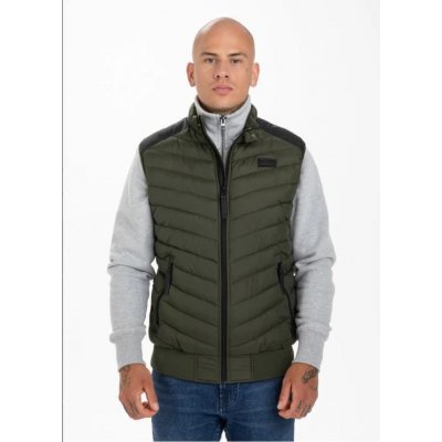 PitBull West Coast zimní vesta VICKERS tmavě olivová – Sleviste.cz