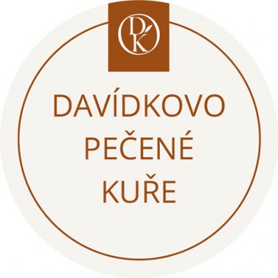 Davídkovo koření Etiketa Davídkovo pečené kuře béžová průměr 4,5 cm 1 ks – Hledejceny.cz