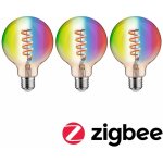 Paulmann P 29165 Filament 230V Smart Home Zigbee 3.0 LED Globe G95 E27 3x6,3W RGBW+ stmívatelné zlatá – Hledejceny.cz
