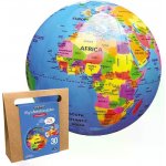 Nafukovací globus Caly My inflatable globe - Lil' geographers, globe 30 cm – Hledejceny.cz