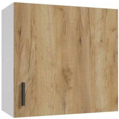 Deftrans Horní kuchyňská skříňka Gold 1D, zlatý dub/bílá, 60 x 58 x 31 cm – Zboží Dáma