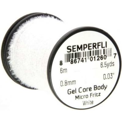 Semperfli Šenylka Gel Core Body Micro Fritz White 0,8mm – Hledejceny.cz
