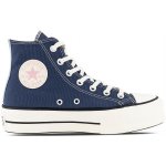 Converse boty Chuck Taylor All Star Lift Platform denim hi a03821/navy/egret/sunrise pink – Zboží Mobilmania