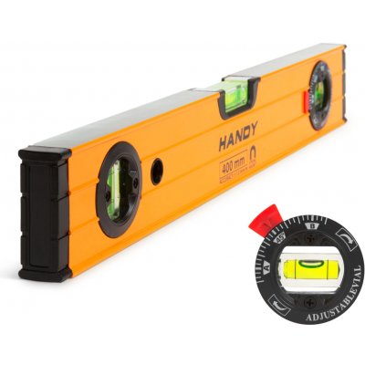 Handy Magnetická hliníková vodováha s otočnou libelou 400 mm – Hledejceny.cz