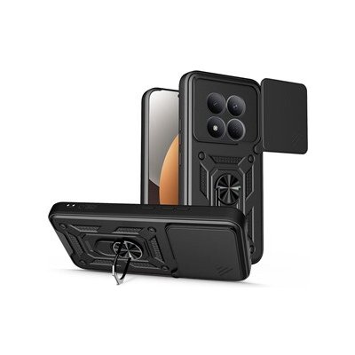 Tech-Protect CamShield zadní kryt s krytkou kamery / stojánkem pro Redmi Note 15 Pro 5G černé – Zboží Živě
