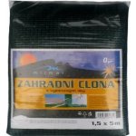 Zahradní clona 65% zastínění 1,5x5m