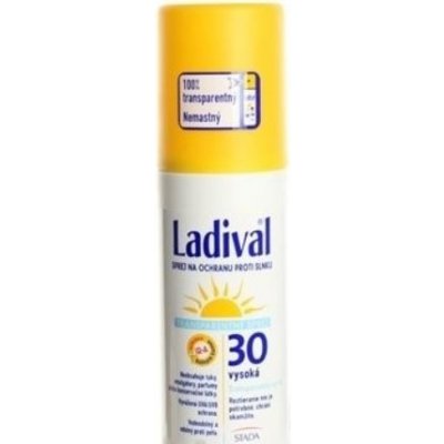 Ladival Transparent Spray transparentní sprej na ochranu proti slunci 30LF 150 ml
