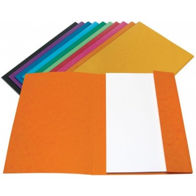 Odkládací mapa 1 klopa A4 prešpán 251, oranžová – Zboží Živě