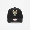 Kšíltovka Mitchell & Ness NBA Monogram Trucker Milwaukee Bucks Black